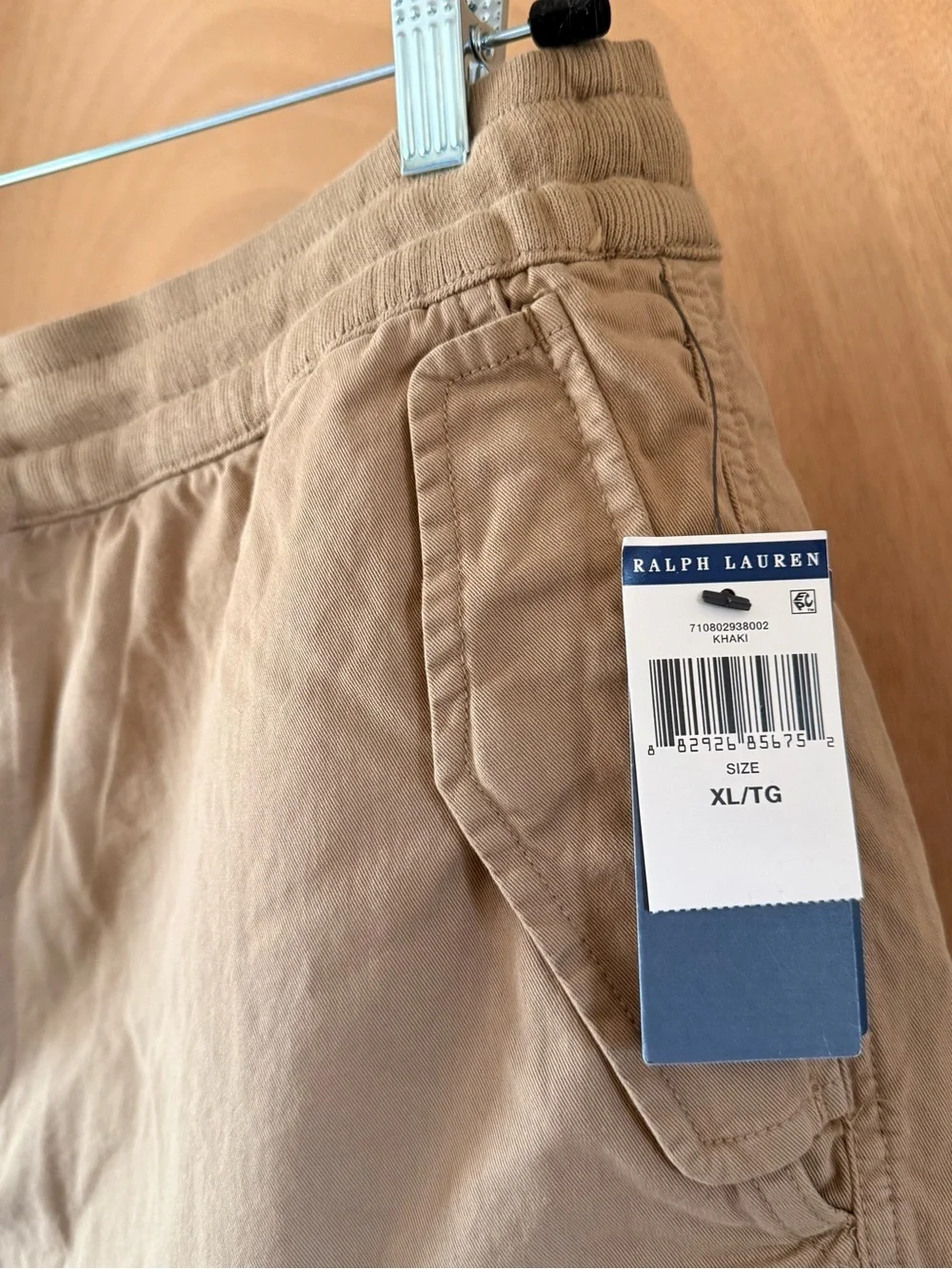 Polo Ralph Lauren Utility Surplus Cargo Shorts Khaki Classic Fit Men's XL NWT